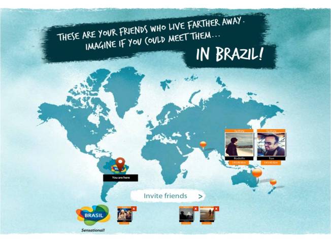 App no Facebook propõe a amigos se encontrarem no Brasil